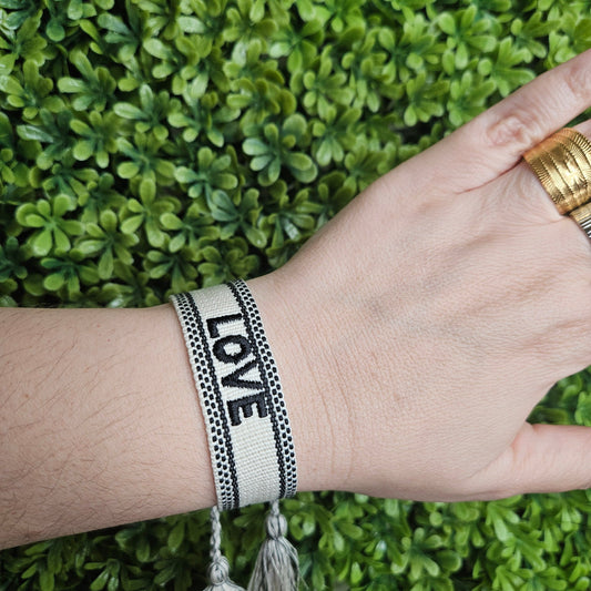 Pulsera Love Blanca