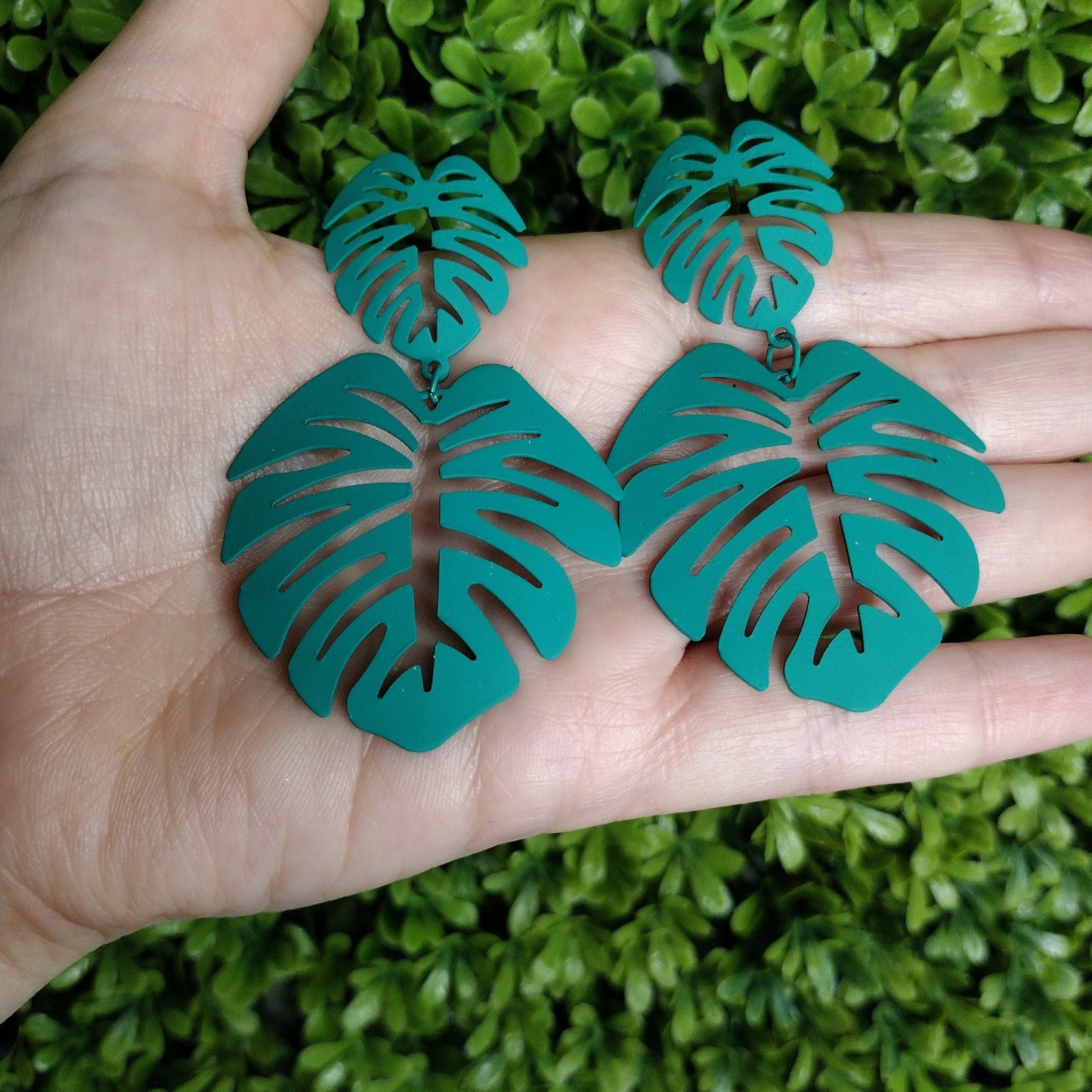 Aretes de Hojas Verdes