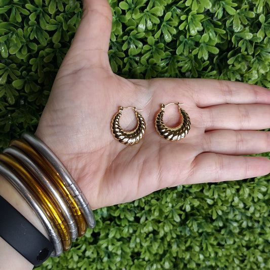 Aretes Hoop Dorados