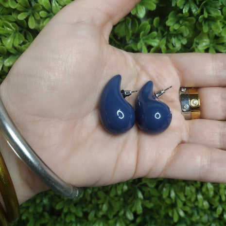 Aretes GRETA Azul Marino