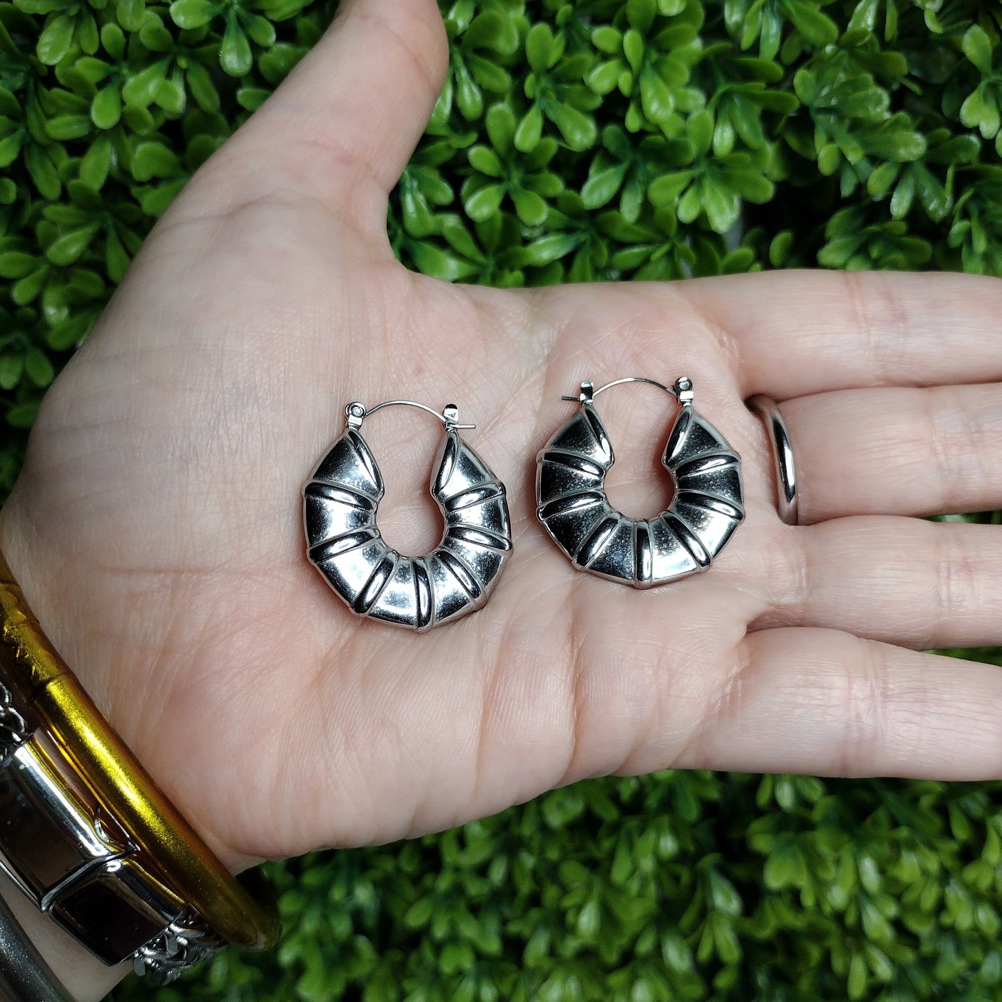 Aretes NOA Plateados