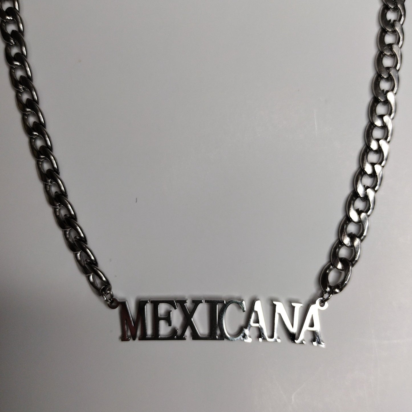 Collar Mexicana Plateado