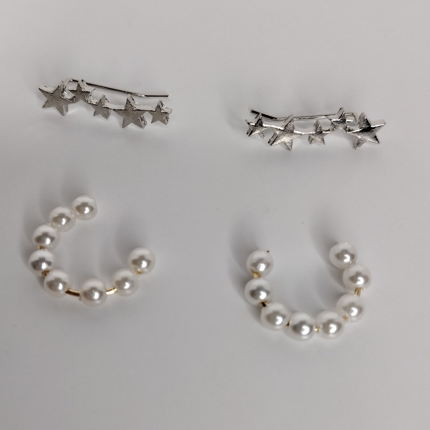 Set De Aretes Trepadores Y Ear Cuff